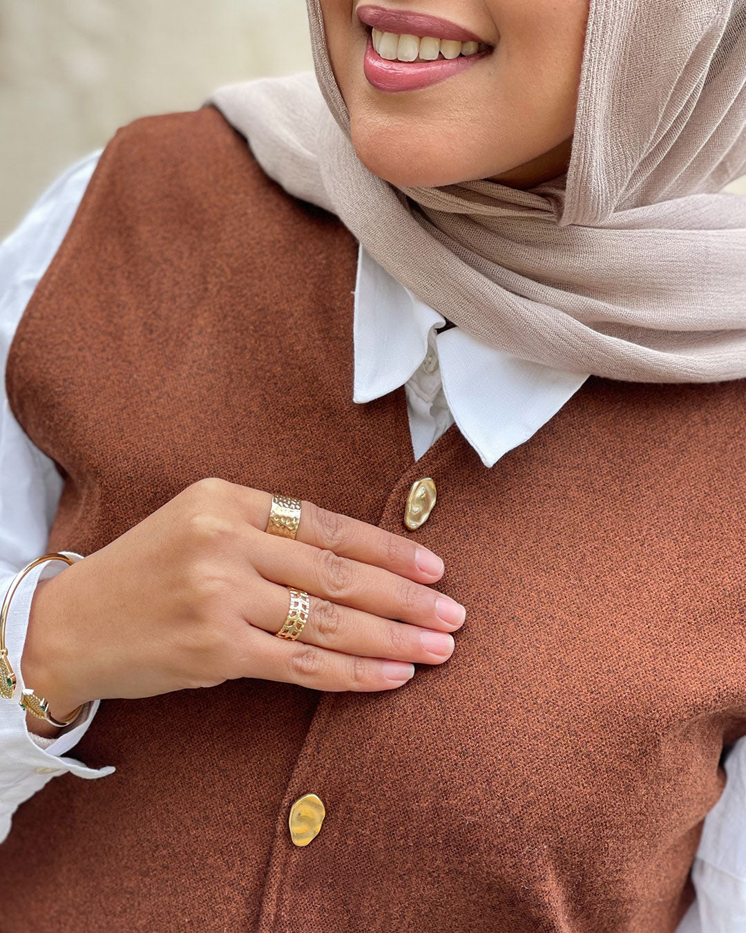 Khotwa Vest - Brown