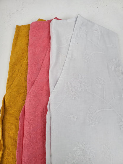 White Embroidery Vest