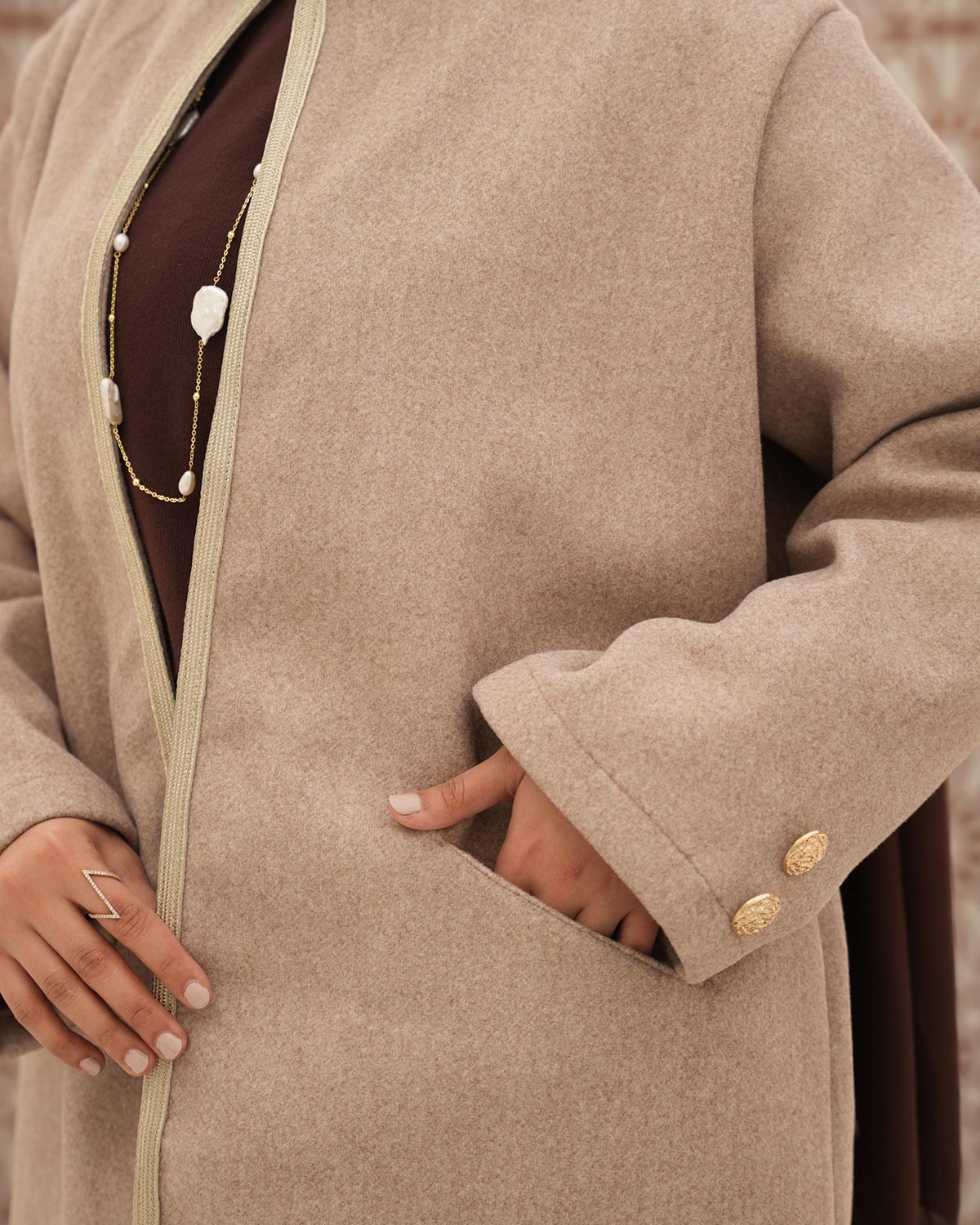Yaqeen Jaket " Beige"