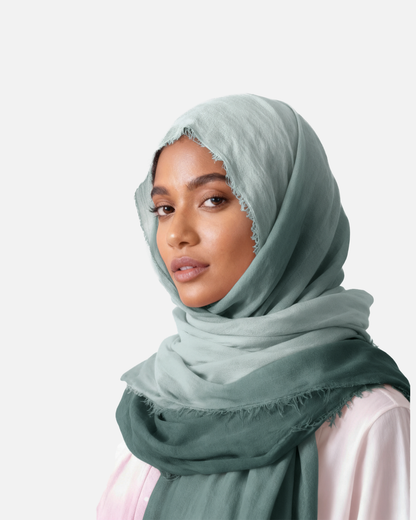 Green Degrade Scarf